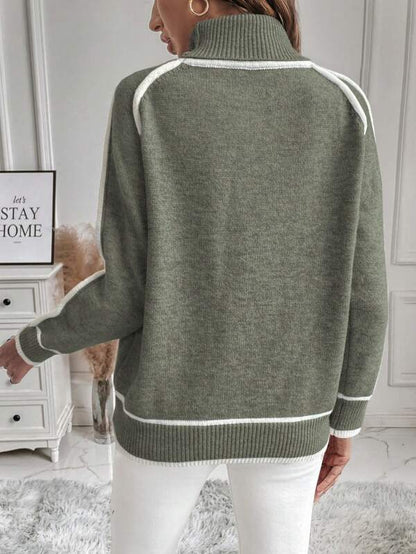 Capri - Pullover - Elegant - Wärm gfutteret, Luxuriöss Material - Ideal für Winter für Damen