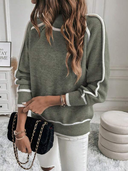 Capri - Pullover - Elegant - Wärm gfutteret, Luxuriöss Material - Ideal für Winter für Damen