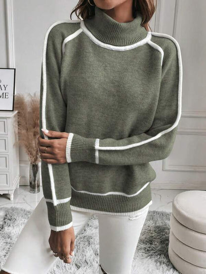 Capri - Pullover - Elegant - Wärm gfutteret, Luxuriöss Material - Ideal für Winter für Damen