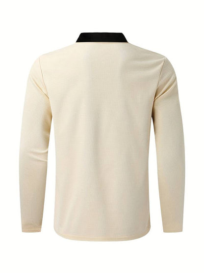 Zweiteiliges Herren Outfit Set – Modisches Freizeit- & Trainingsanzug Set mit Stehkragen