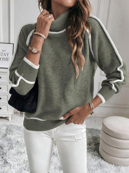 Capri - Pullover - Elegant - Wärm gfutteret, Luxuriöss Material - Ideal für Winter für Damen