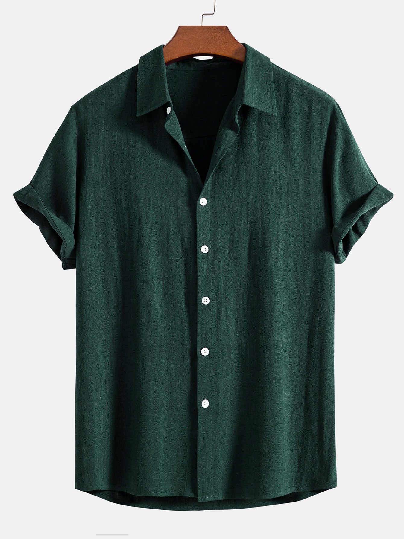 Old Money Style Sommer leinen kurzärmliges polo hemd für Herren