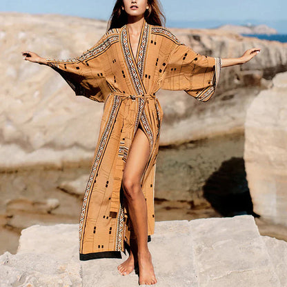 Eleganter Kimono-Bademantel ELIZABETH – Stilvoll & Vielseitig
