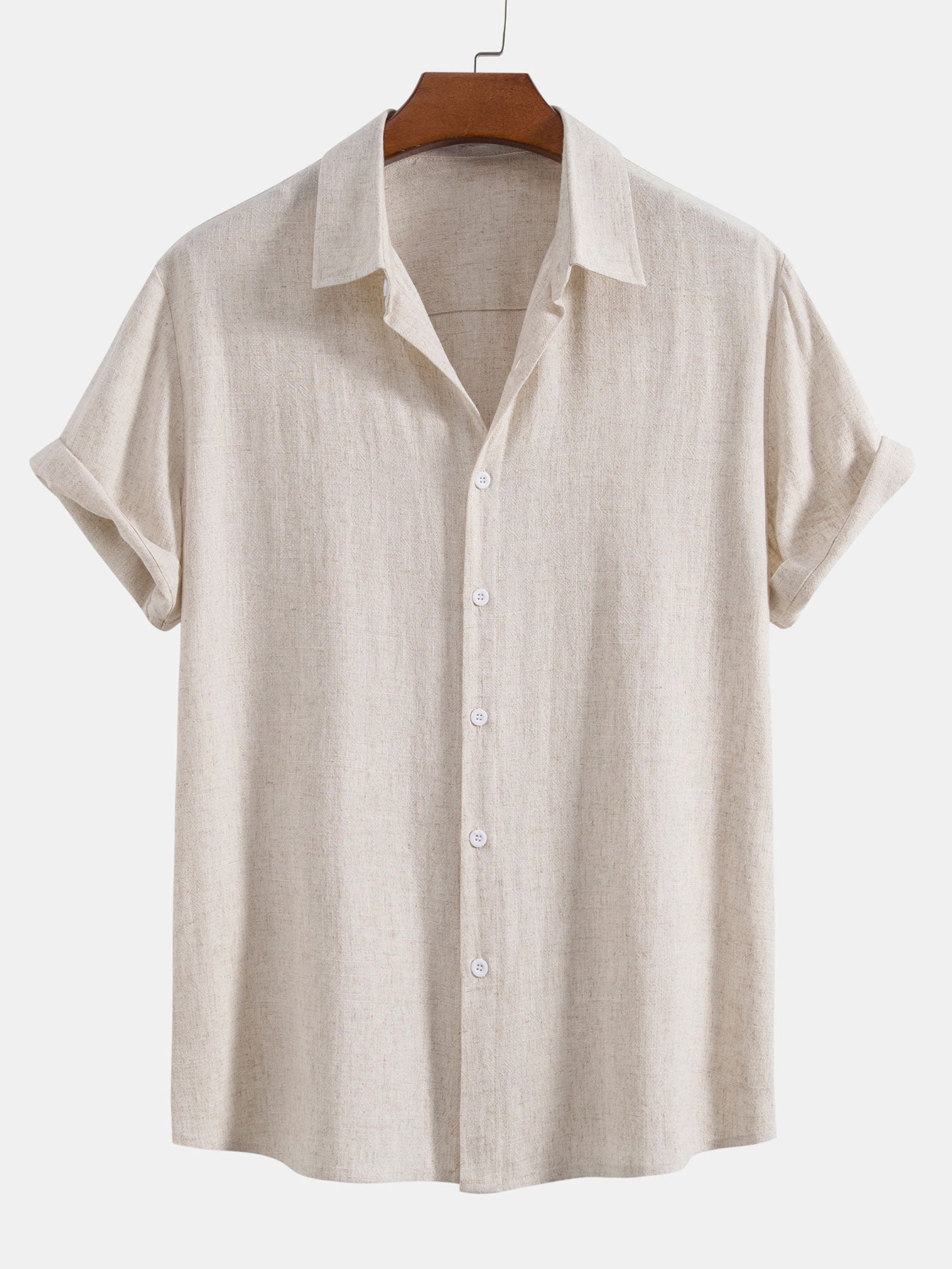Old Money Style Sommer leinen kurzärmliges polo hemd für Herren