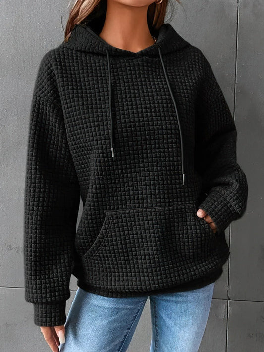 Lässiger Army-Pullover Hoodie mit Kapuze für Damen | Perfekt für den Alltag