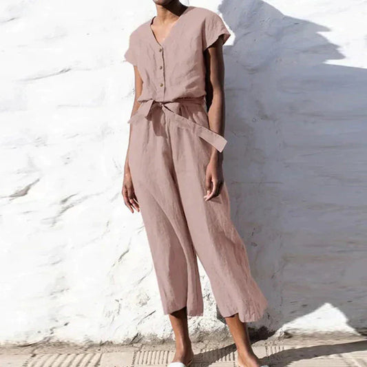 EVA - Vintage einfarbig Frauen Overall