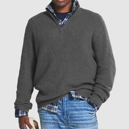 Pullover mit Zip-Verschluss