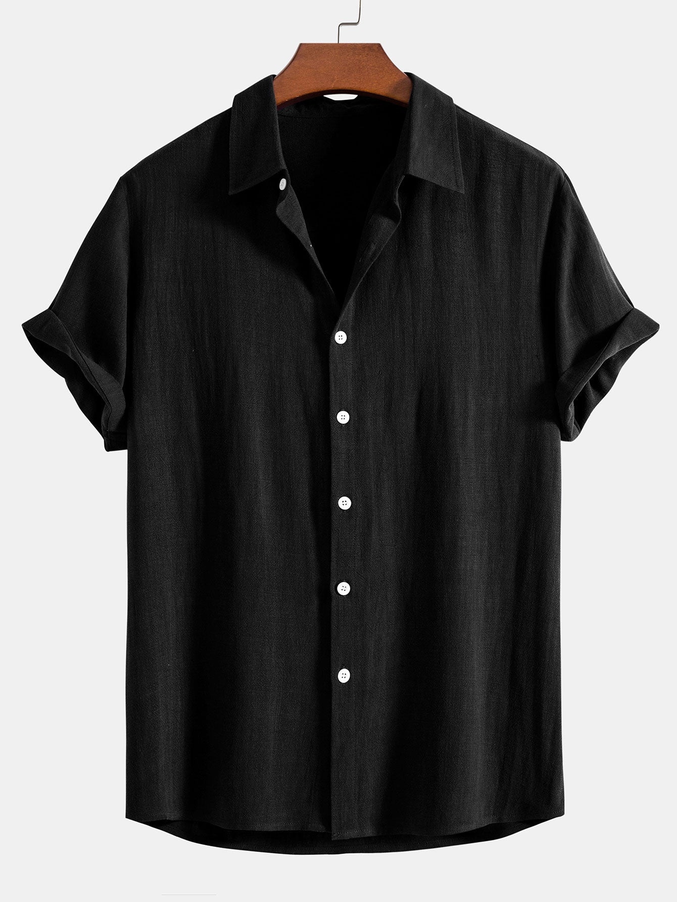 Old Money Style Sommer leinen kurzärmliges polo hemd für Herren