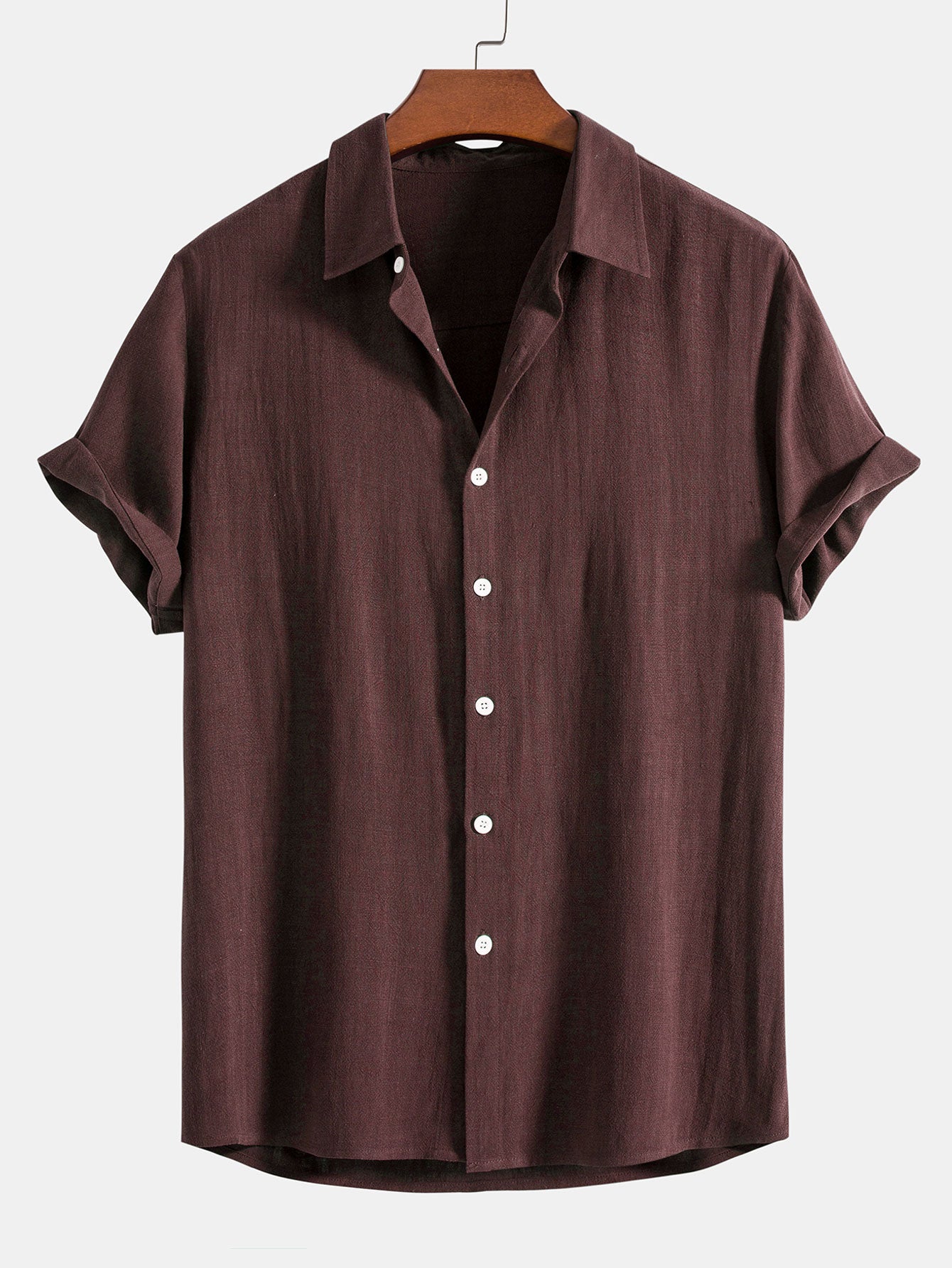 Old Money Style Sommer leinen kurzärmliges polo hemd für Herren