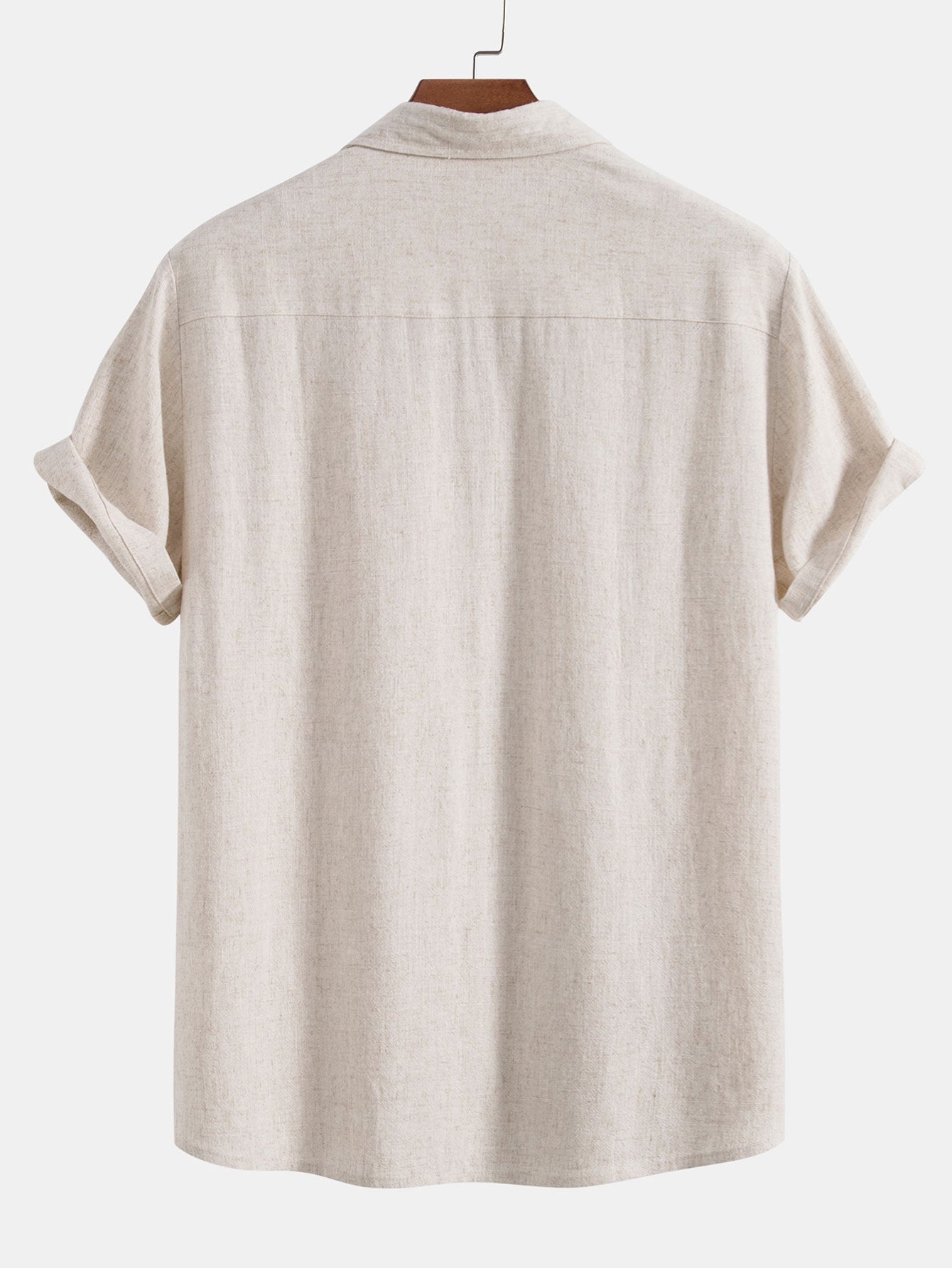 Old Money Style Sommer leinen kurzärmliges polo hemd für Herren
