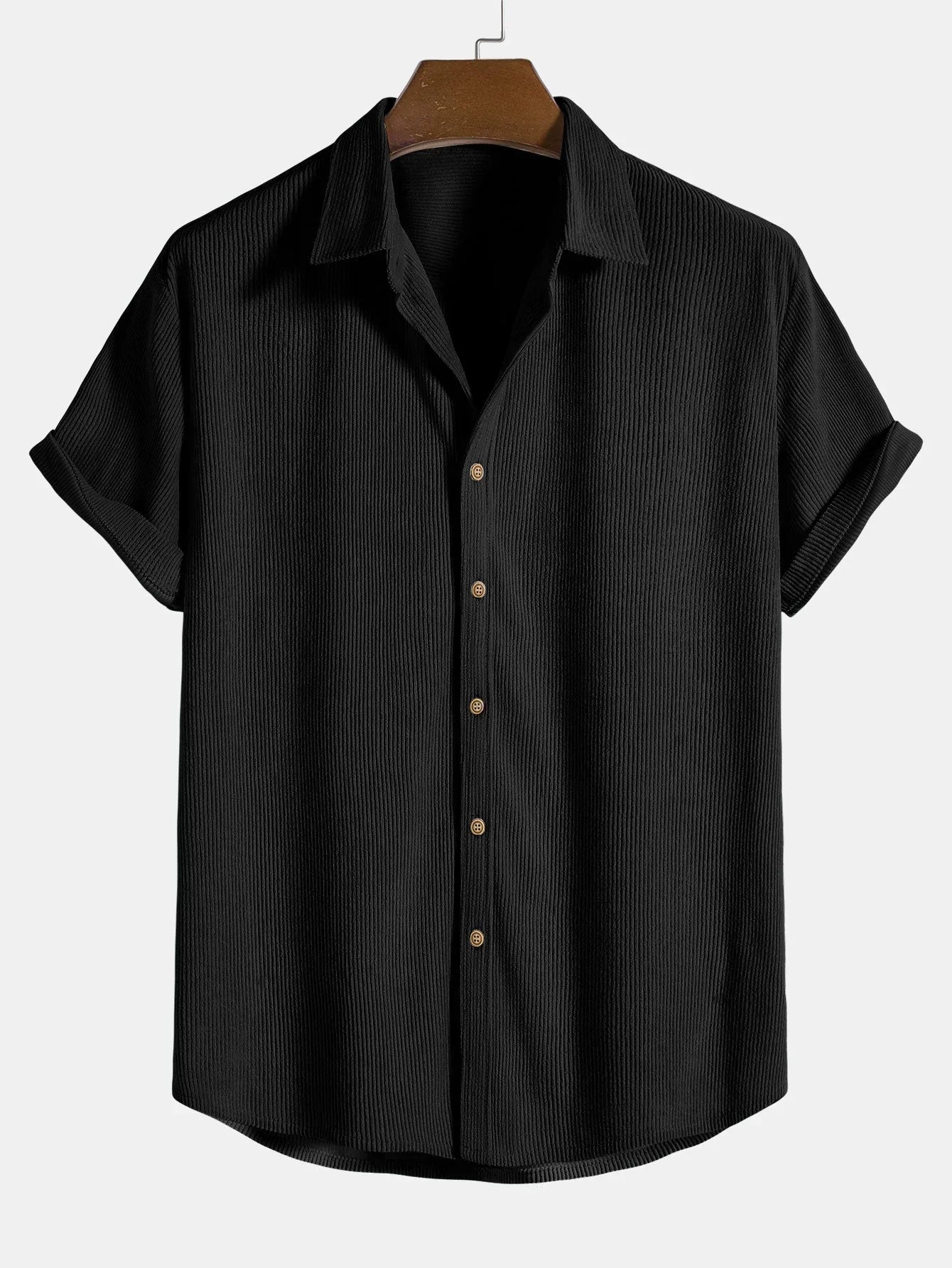 Kurzarm Herrenhemd mit Knopfleiste – Leichtes Sommerhemd im entspannten Casual Look