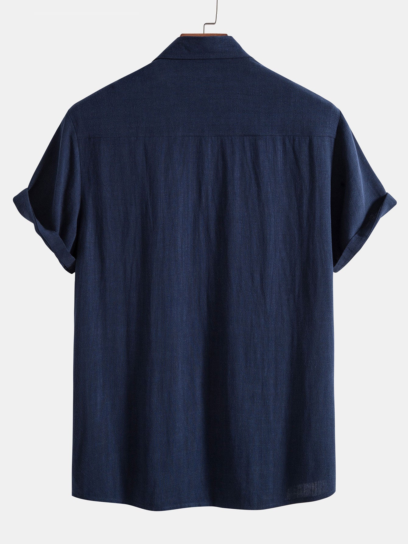Old Money Style Sommer leinen kurzärmliges polo hemd für Herren