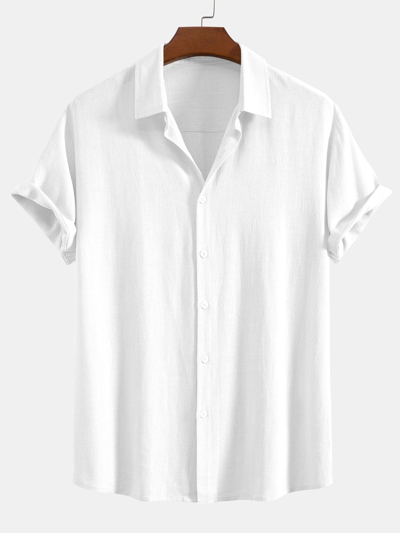 Old Money Style Sommer leinen kurzärmliges polo hemd für Herren