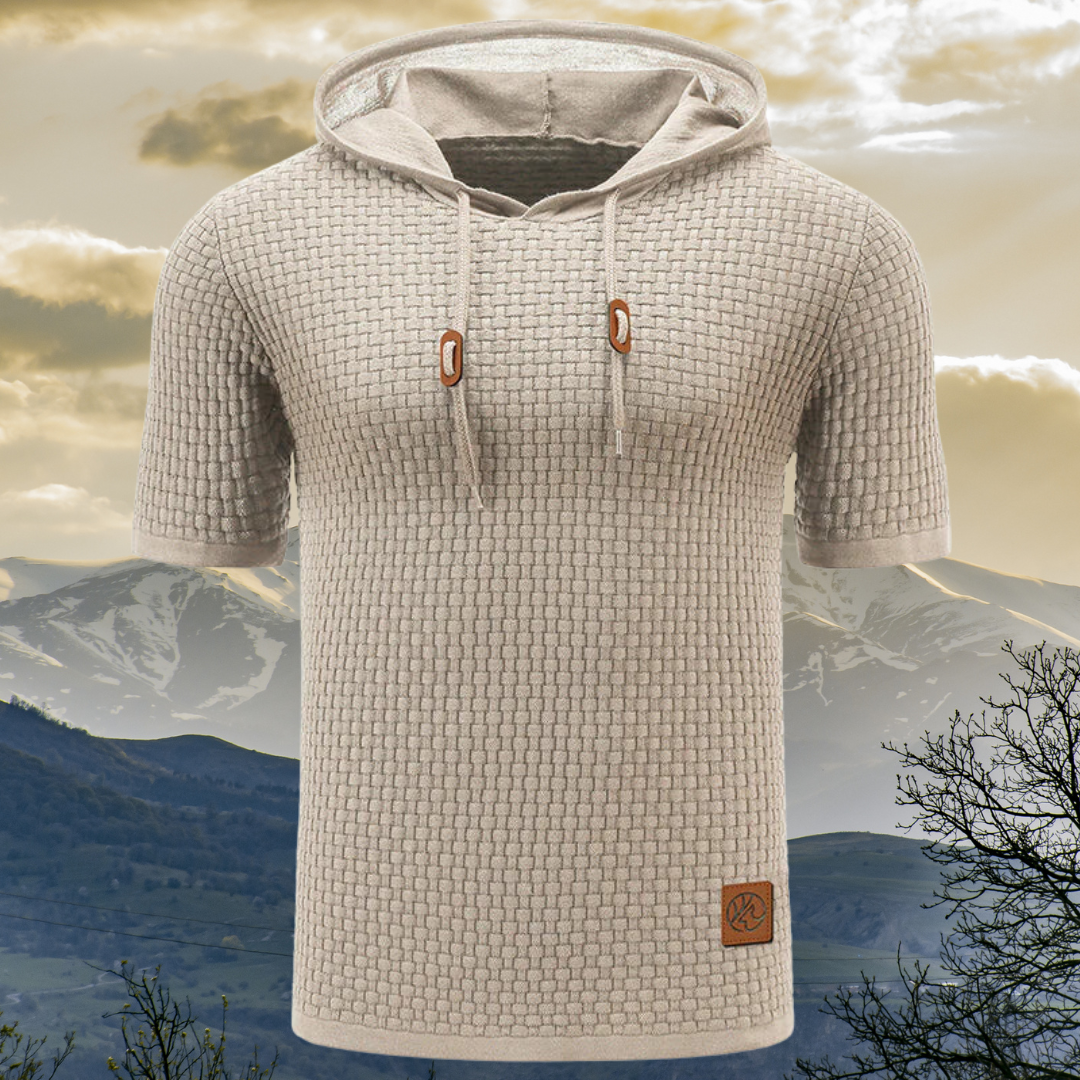 Manor - Short-sleeve hooded sweatshirt