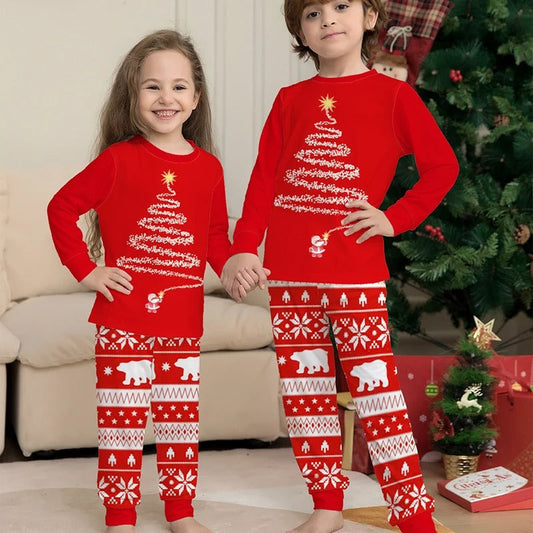 FamFits - Familienmode Passendes Pyjama-Set für Weihnachten