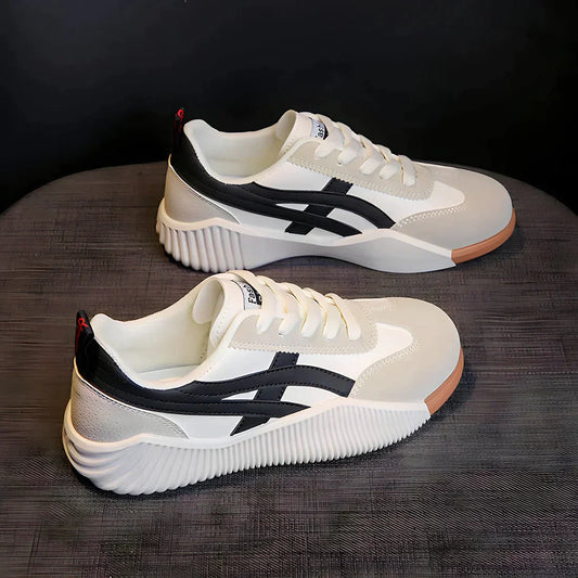 Unisex Sneaker im sportlich-modernen Design mit Profilsohle – Bequeme Alltagsschuhe für Freizeit, Streetstyle & Fitness