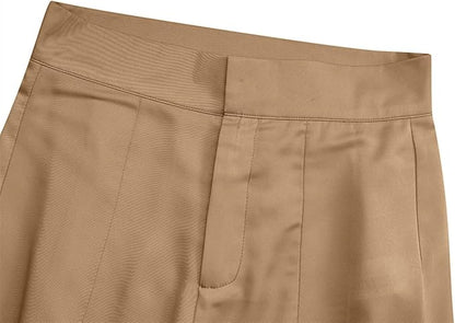 CASSANDRA - Mit Knöpfen Versehene Weitbeinige Hose