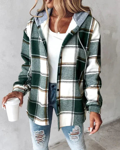 Lässige Karojacke für Frauen | Perfekt für den Alltag für Damen