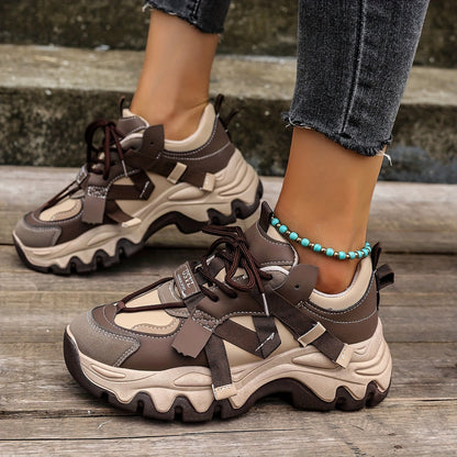 Lässige Colorblock-Sneaker für Damen | Perfekt für Alltag