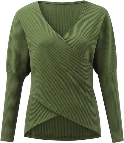 Marjolaine - Gekreuzter Pullover