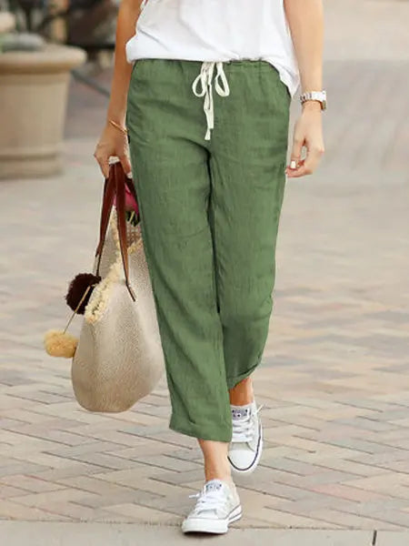 Lilly - Hose mit Kordelzug und Elastischer Taille