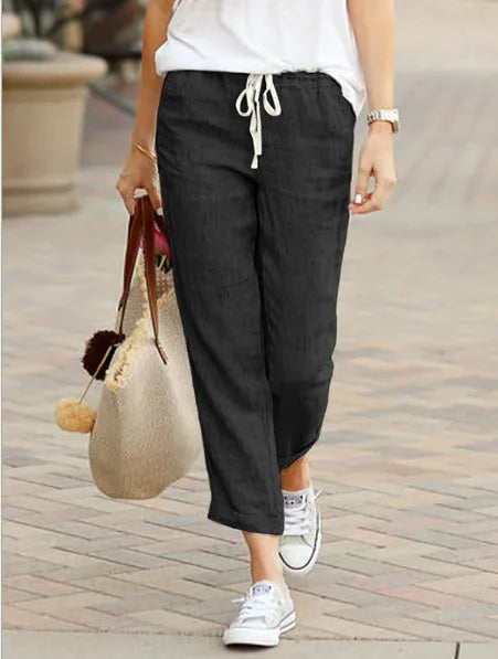 Lilly - Hose mit Kordelzug und Elastischer Taille