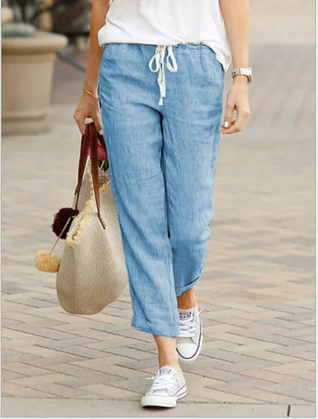Lilly - Hose mit Kordelzug und Elastischer Taille