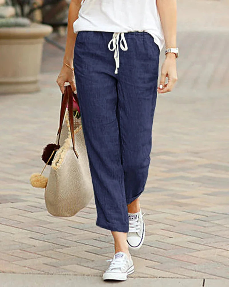 Lilly - Hose mit Kordelzug und Elastischer Taille
