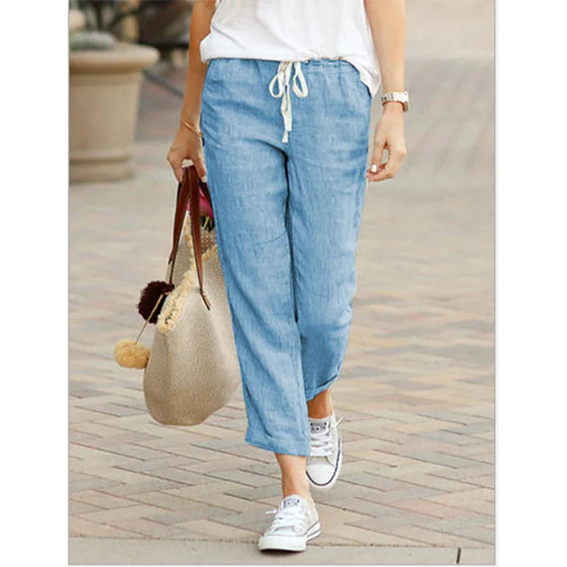 Lilly - Hose mit Kordelzug und Elastischer Taille