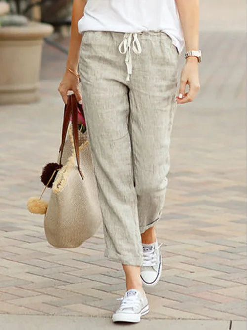 Lilly - Hose mit Kordelzug und Elastischer Taille