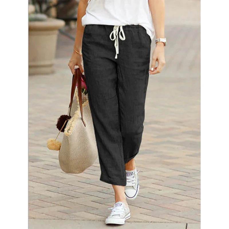 Lilly - Hose mit Kordelzug und Elastischer Taille