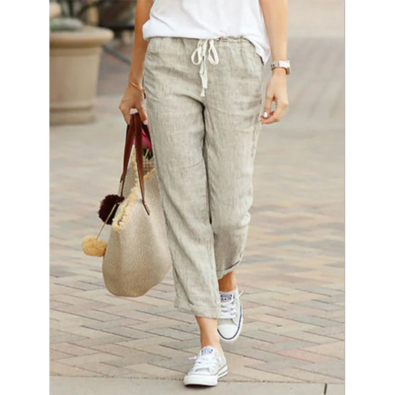 Lilly - Hose mit Kordelzug und Elastischer Taille