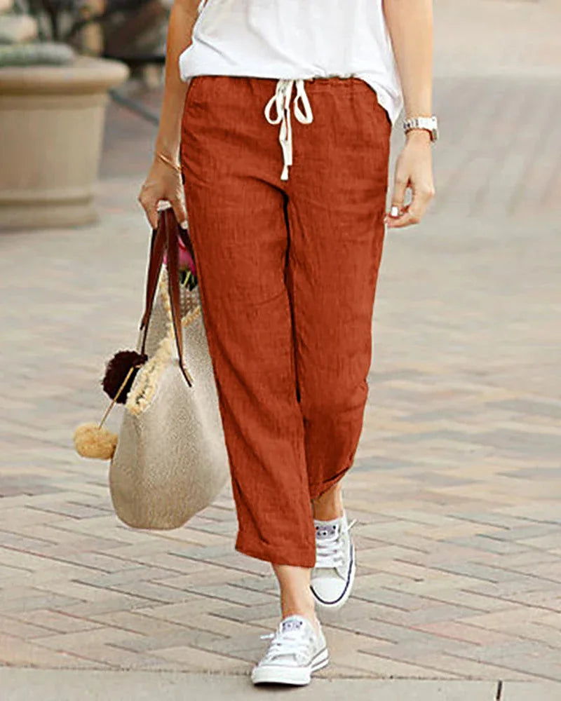 Lilly - Hose mit Kordelzug und Elastischer Taille