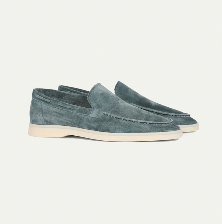 Herren Loafer aus Wildleder – Elegante Slipper mit bequemer Sohle für Sommer, Business & Freizeit