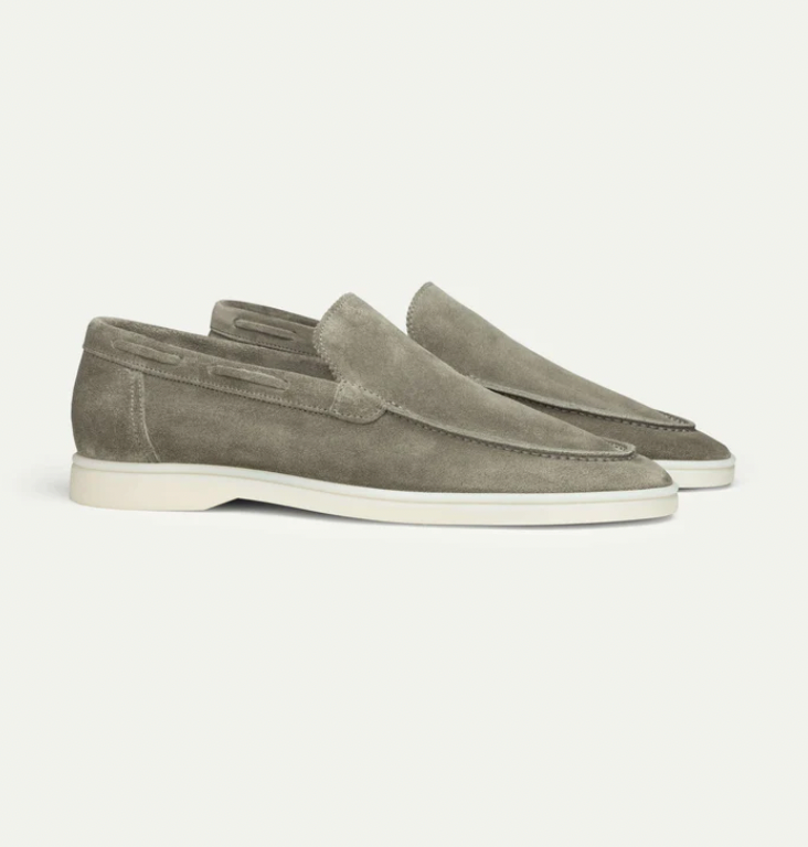 Herren Loafer aus Wildleder – Elegante Slipper mit bequemer Sohle für Sommer, Business & Freizeit