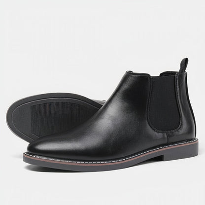 Herren Chelsea Boots im klassischen Look – Rutschfeste Winterstiefeletten mit elastischem Einstieg