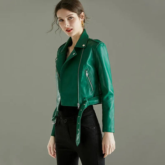 Mari Vegane Lederjacke – Stilvolle & Nachhaltige Eleganz