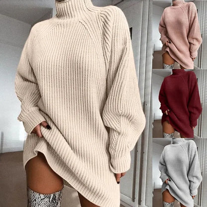 Pamala - Bequemes Kleid mit Rollkragen