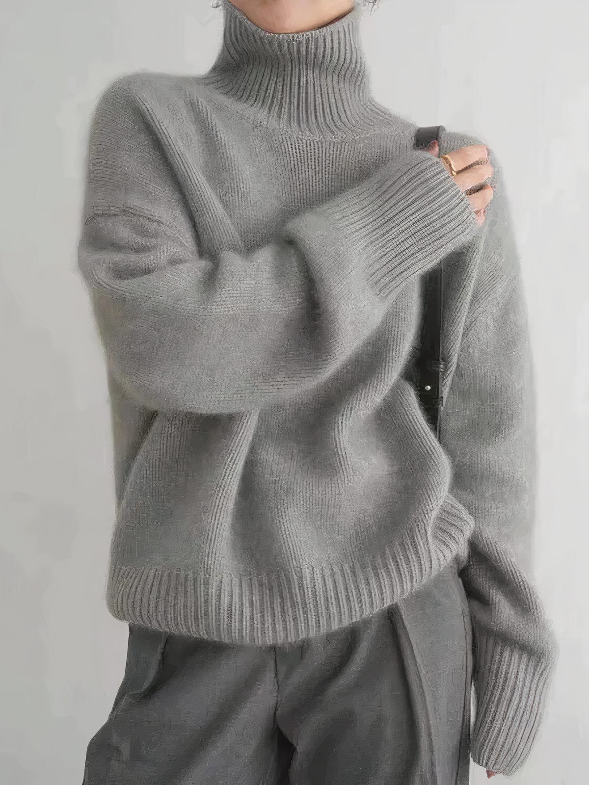 Sonja- style rollkragenpullover