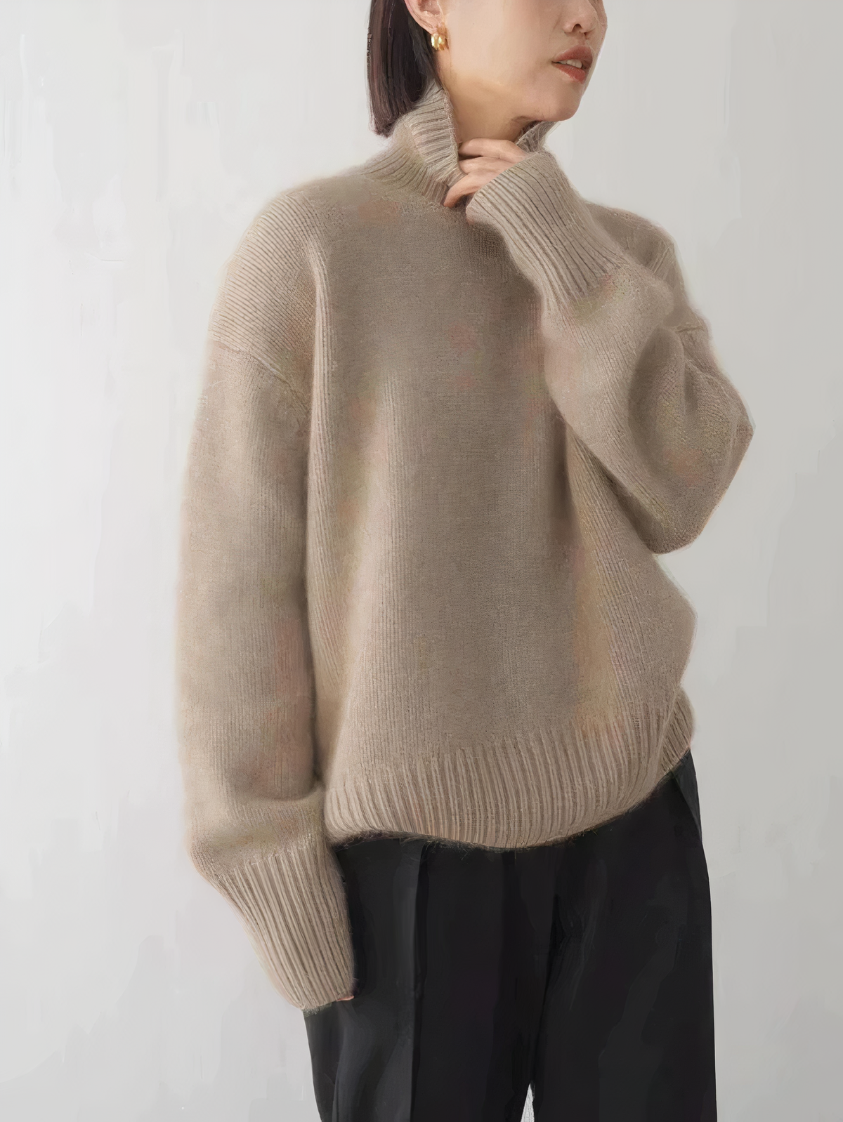 Sonja- style rollkragenpullover