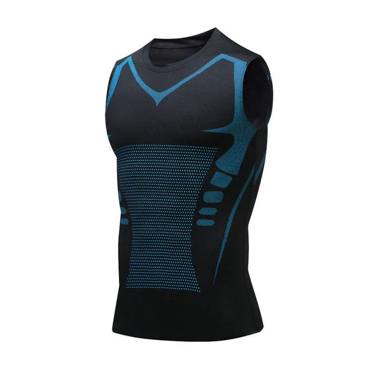 Formender men's compression tank top with cooling technology – figure-shaping muscle shirt against gynecomastia and poor posture