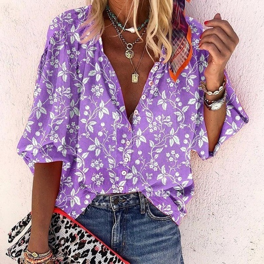 Livaa Print Bluse – Leichte & Stilvolle Sommerbluse