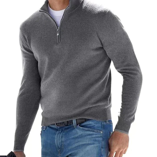 RALPH POLO - Stylischer zipper pullover für herren (italienisches design)