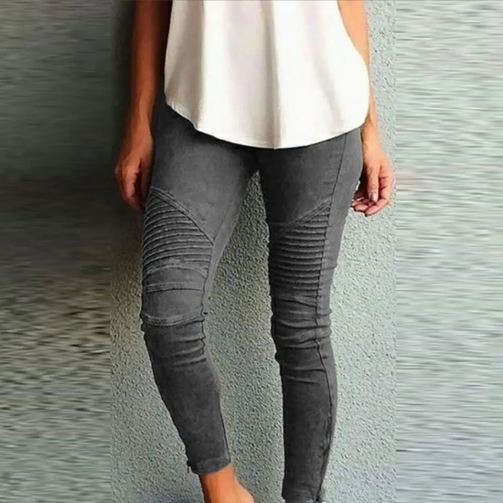 Roxanne - Elastische farbige Skinny Jeans