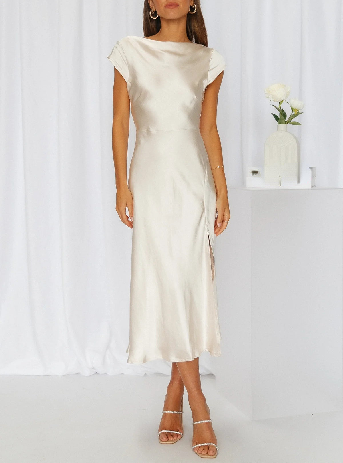 Elegantes Sommerkleid Eliza – Luftig, Bequem & Stilvoll
