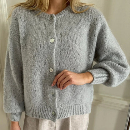 Faith - geknöpfte warme weiche Strickjacke