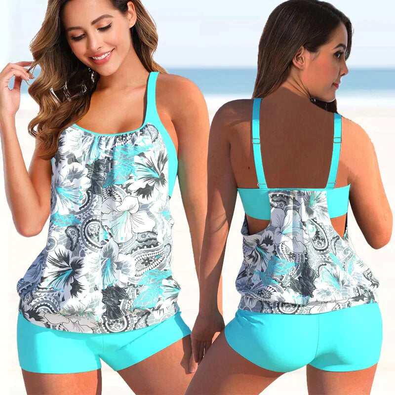 JANY Damen Tankini-Set – Stilvolle Bedeckung & Komfort