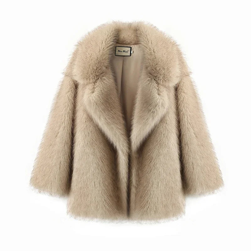 Jocelyn - Übergroße Winterjacke aus Pelz