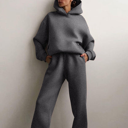 Damen Oversize‑Hoodie & Jogger‑Set mit komfortabler Passform