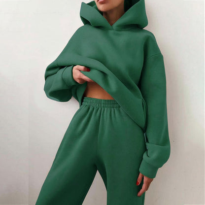 Damen Oversize‑Hoodie & Jogger‑Set mit komfortabler Passform